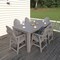 Highwood Usa Hamilton 7pc Rectangular Counter Height Outdoor Patio Furniture Dining Set 84 x 42 AD-ST7HM2CO5BA-CGE - alternate 3
